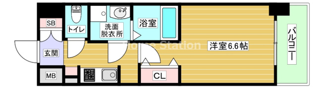 【間取り】 | アーバンフラッツ鷺洲