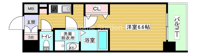 【間取り】 | アーバンフラッツ鷺洲