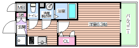 【間取り】 | エスリード梅田グランノース