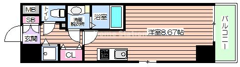 【間取り】 | JMFレジデンス大阪福島