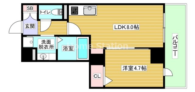 【間取り】 | フォルテ福島