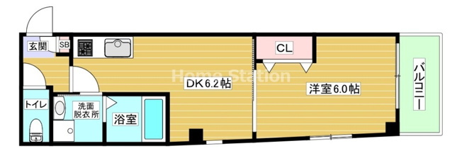 【間取り】 | アパートメント玉川