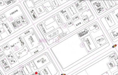 【地図】 | カサフローラ駐車場