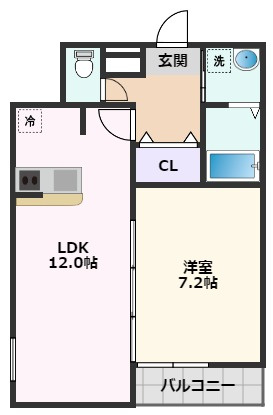 【間取り】 | SMILE　GARDEN　Ⅰ