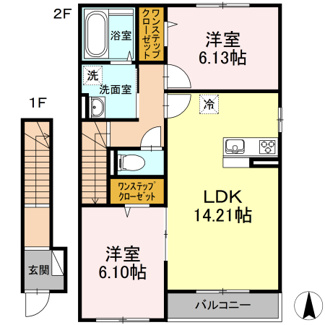 【間取り】 | クレアージュ