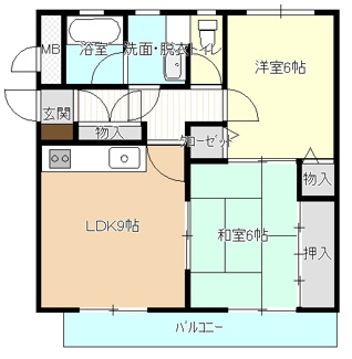 【間取り】 | ティファニー