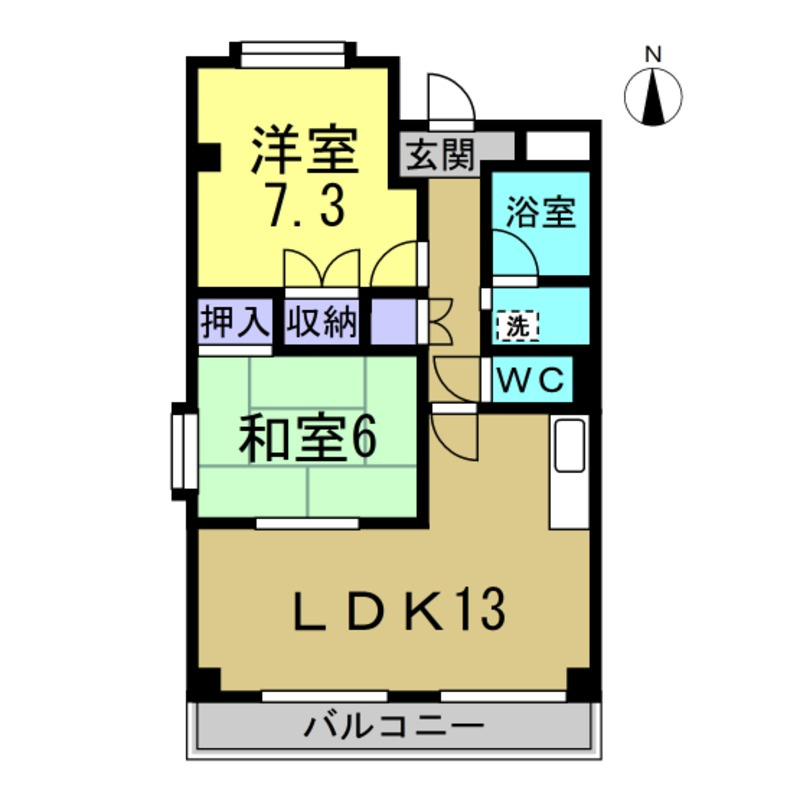 STARハイツ77の間取り