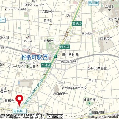 【地図】 | ルーブル椎名町