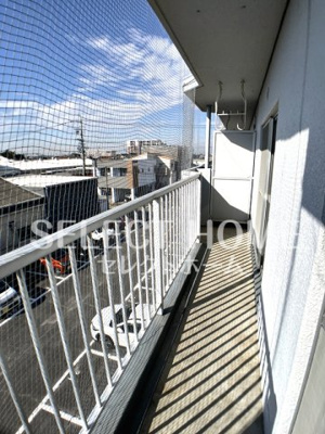 【バルコニー】 | コーポ南 | お洗濯にも便利なバルコニー付き