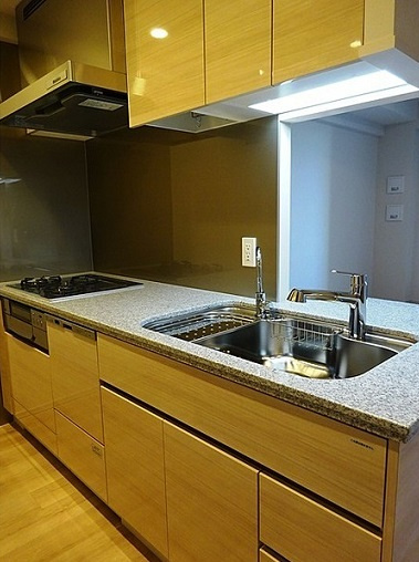 文京区本郷１丁目の賃貸マンションのキッチン