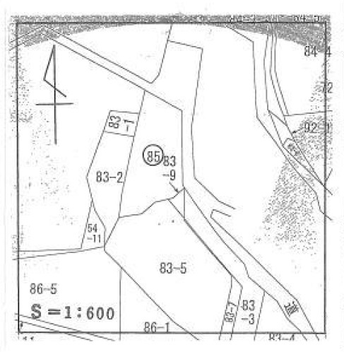 岡崎市滝町字追ノ狭間