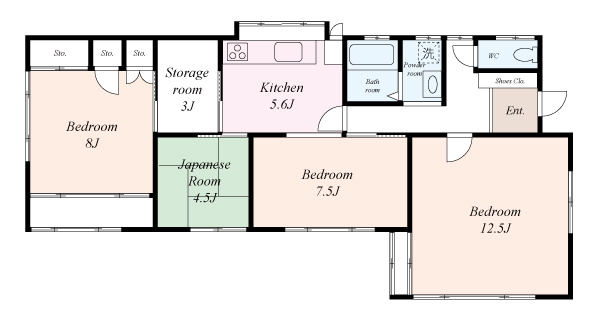 富岡西1丁目貸家の画像