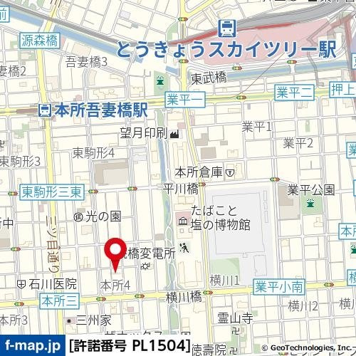 【地図】 | ドルチェ東京本所