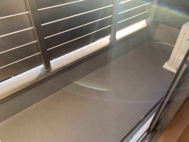 シャッセ中原のバルコニー