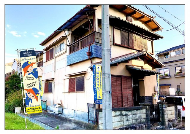 岸和田市畑町1丁目古家付き土地の外観|通風良好！