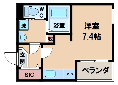 【間取り】 | ハーモニーテラス北田辺