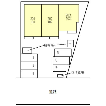 ヴィラグレイスの区画図
