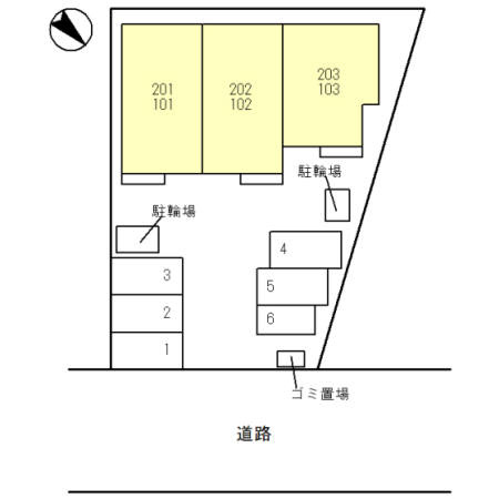 ヴィラグレイスの区画図