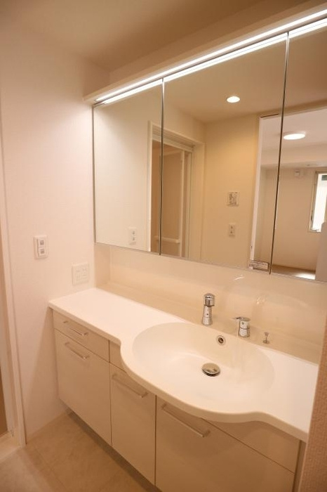 ヴィラグレイスの洗面所