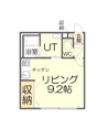 【間取り】 | 間取りはこちら。一人暮らしであればゆとりのある空間。使い勝手を重視した間取りとなっております。
