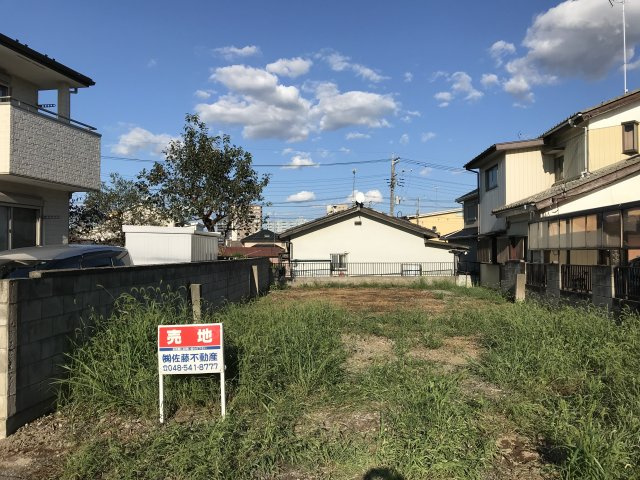 鴻巣市滝馬室の売地の外観|2020年9月28日　15：30ごろ撮影
