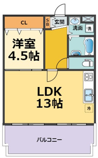 【間取り】 | メインステージ里中(鳴尾駅・鳴尾北小学校・鳴尾中学校区)