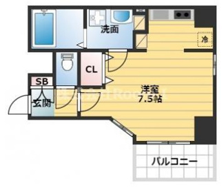 【間取り】 | ジュネーゼグラン天満