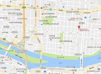 【地図】 | ジュネーゼグラン天満