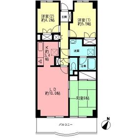 ロゼール壱番館の間取り