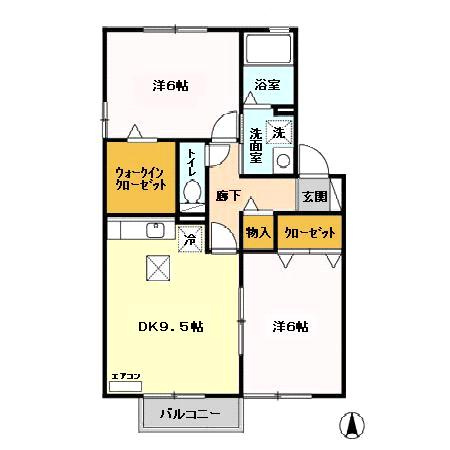 ラ・グラシューズⅣの間取り