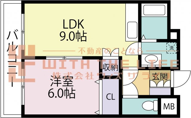 ベルセゾンⅡ【キャッシュバック対象物件】の間取り