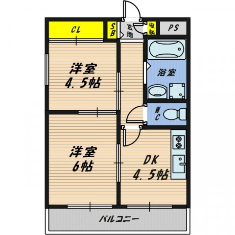 【間取り】 | ラパンジール京橋