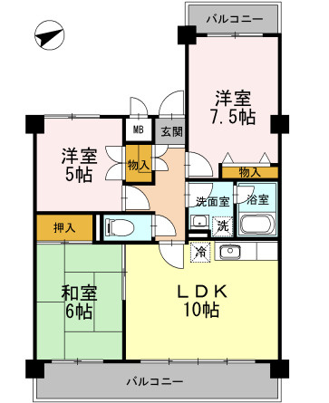 【間取り】 | パークヒルズ