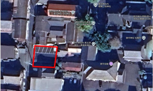 津山市南新座　土地　59坪の地図