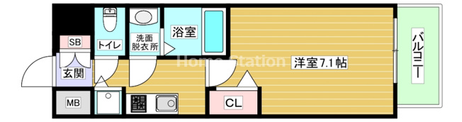 【間取り】 | プレサンス野田阪神駅前ザ・ファースト