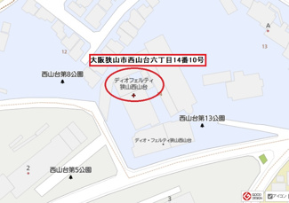 【地図】 | ディオ・フェルティ狭山西山台