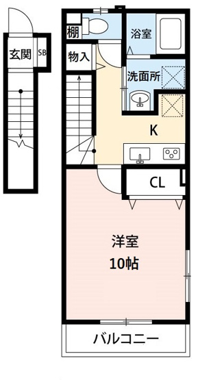 【間取り】 | アンプルールリーブル彩美