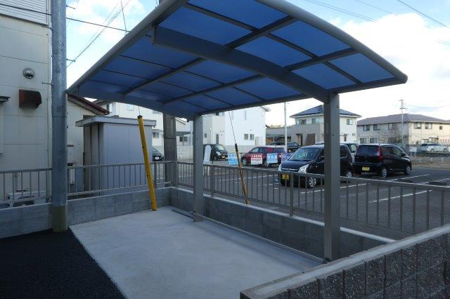 倉敷市吉岡のアパートのその他共用部分|自転車置き場