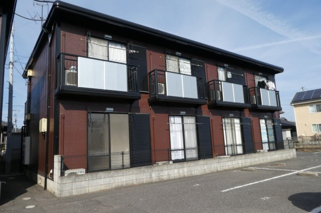 倉敷市中庄のアパートの外観