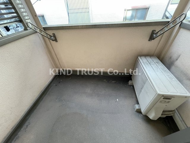 ラチチュード天七（旧サンキャッスル天七）のバルコニー|落ち着いた時間を過ごせるバルコニーです