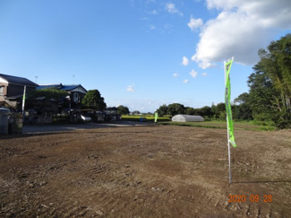 【展望】 | 久喜市菖蒲町下栢間　建築条件なし売地　土地広々１７５坪