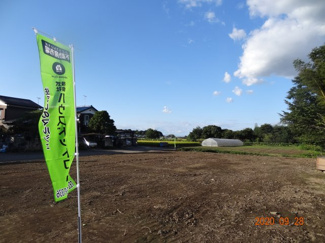 【展望】 | 久喜市菖蒲町下栢間　建築条件なし売地　土地広々１７５坪