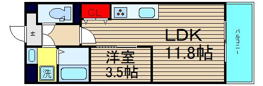 レクシア千代崎の間取り