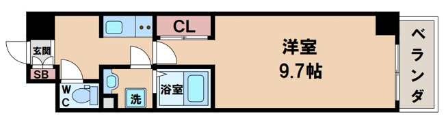 【間取り】 | シャルム天王寺