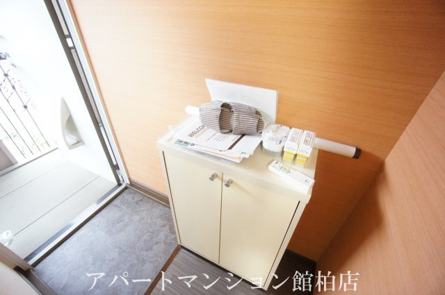 パークハイツ柏Ａの玄関