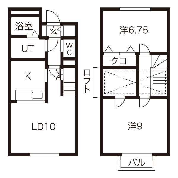 リジエールEの間取り