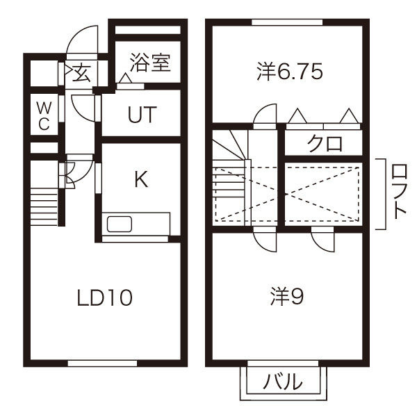 リジエールEの間取り