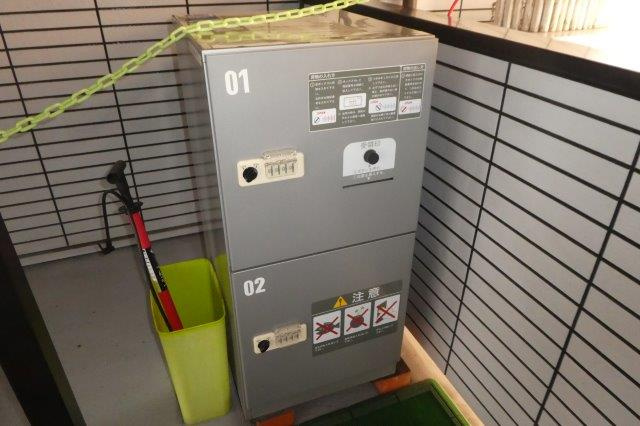 倉敷市中庄のアパートのその他共用部分|宅配ボックス完備。