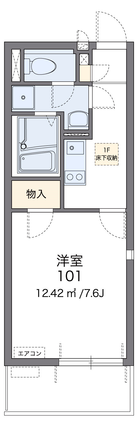 レオネクストセロシアガーデンの間取り