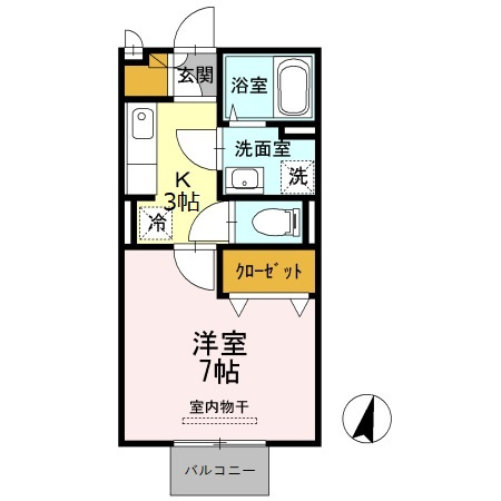 D-room南出島の間取り